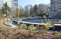 Bassin Louvois : test d'étanchéité avant la mise en eau