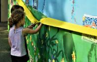 Inauguration de la fresque à l'école Jean Macé