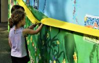 Inauguration de la fresque à l'école Jean Macé