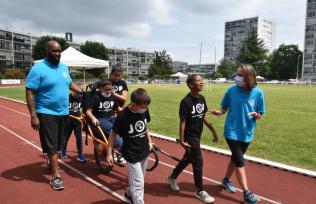 Journée olympique et paralympique avec les élèves de Vélizy 