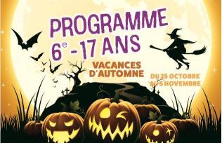 Vacances d'automne : le programme des activités jeunesse