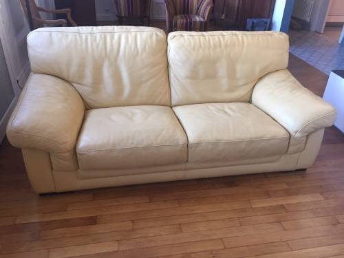 Canape En Cuir Jaune Roche Bobois Ville De Velizy Villacoublay