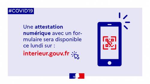 Une attestation numérique disponible 