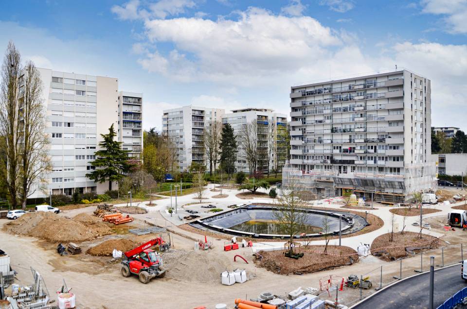 Dernière phase des travaux du quartier Louvois