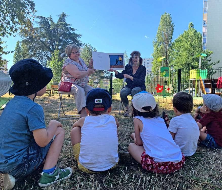 Activité enfant : histoires racontées dans les parcs 