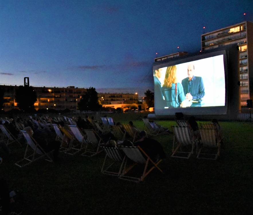 Une belle séance de cinéma sous les étoiles !