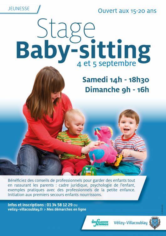 Stage baby-sitting organisé le 4 et 5 septembre 2021