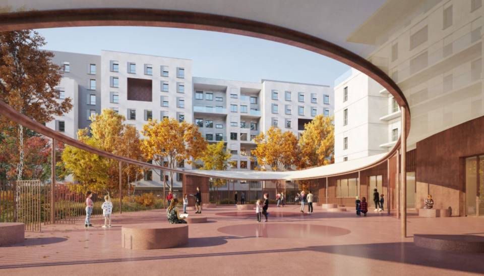 L'école élémentaire du quartier Europe