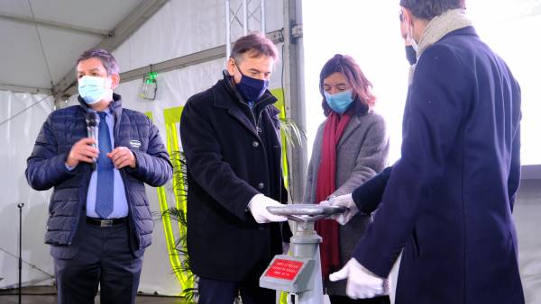 Mise en service de la centrale géothermique !