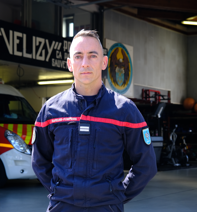 Lieutenant Antoine Champeaux, toujours dans le feu de l'action