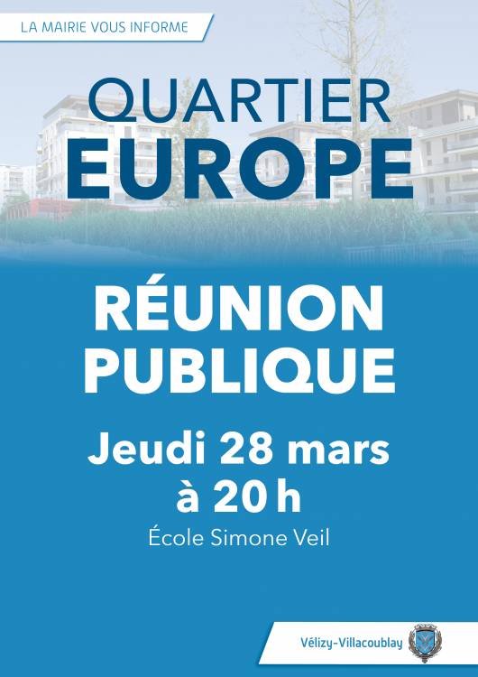 Réunion publique quartier Europe