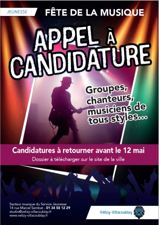 Fête de la musique 2024 : envoyez votre candidature !