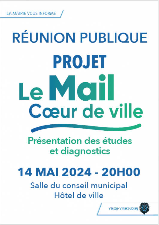 Réunion publique sur le projet du Mail Cœur de ville