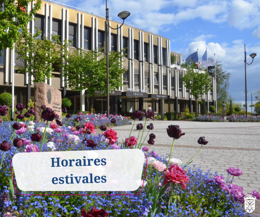 Durant l'été, vos structures municipales aménagent leurs horaires !