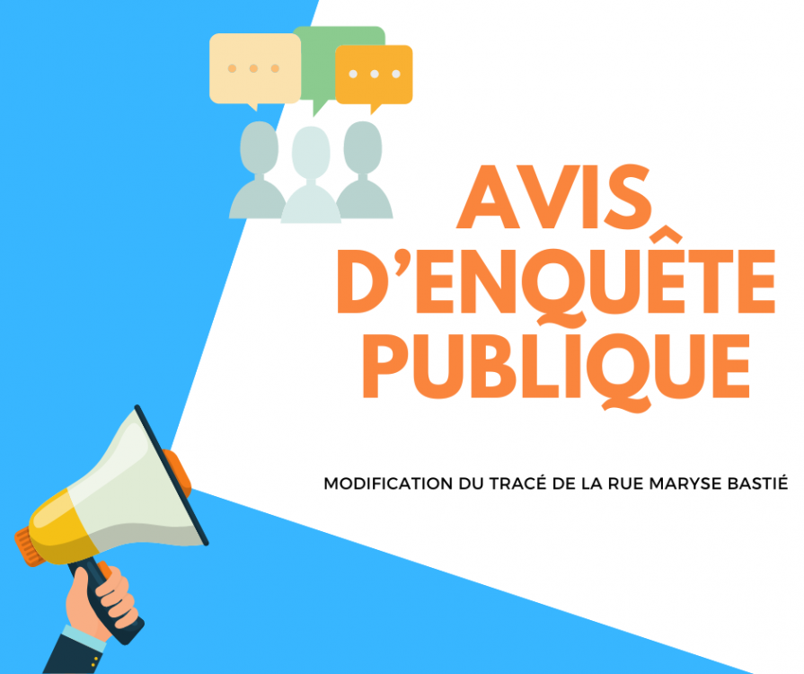 Enquête publique : changement de tracé de la rue Maryse Bastié