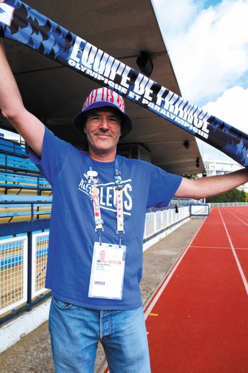 Franck Parcé, un vélizien ambianceur aux Jeux Olympiques