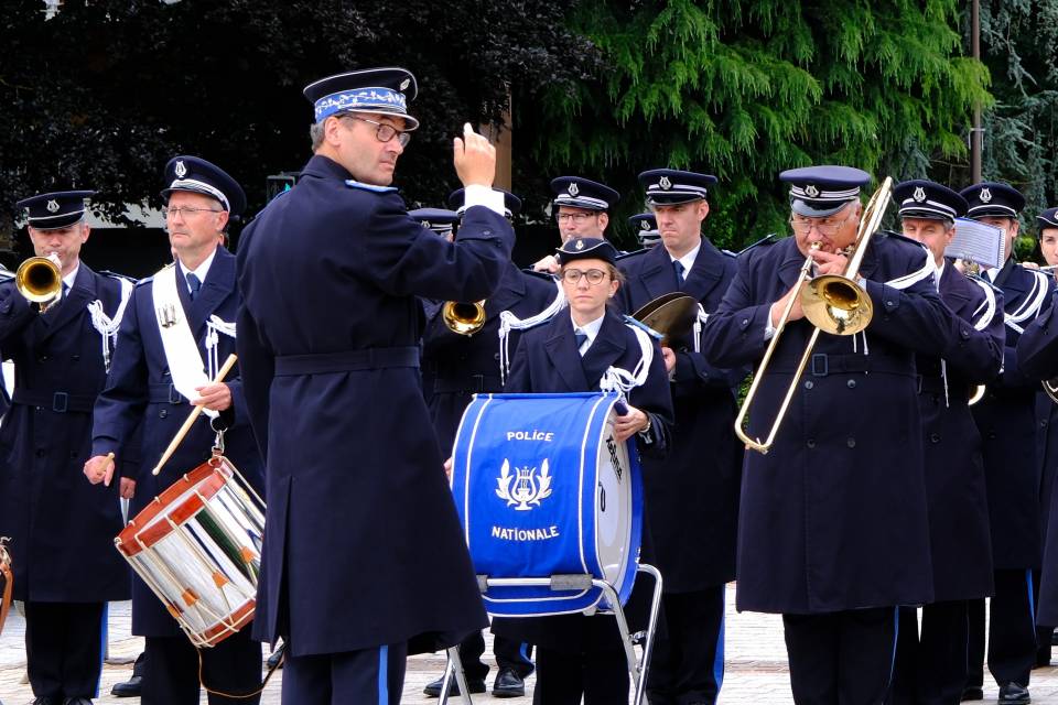 Alexandre Piquion, chef d'orchestre de l'Harmonie de la Police Nationale