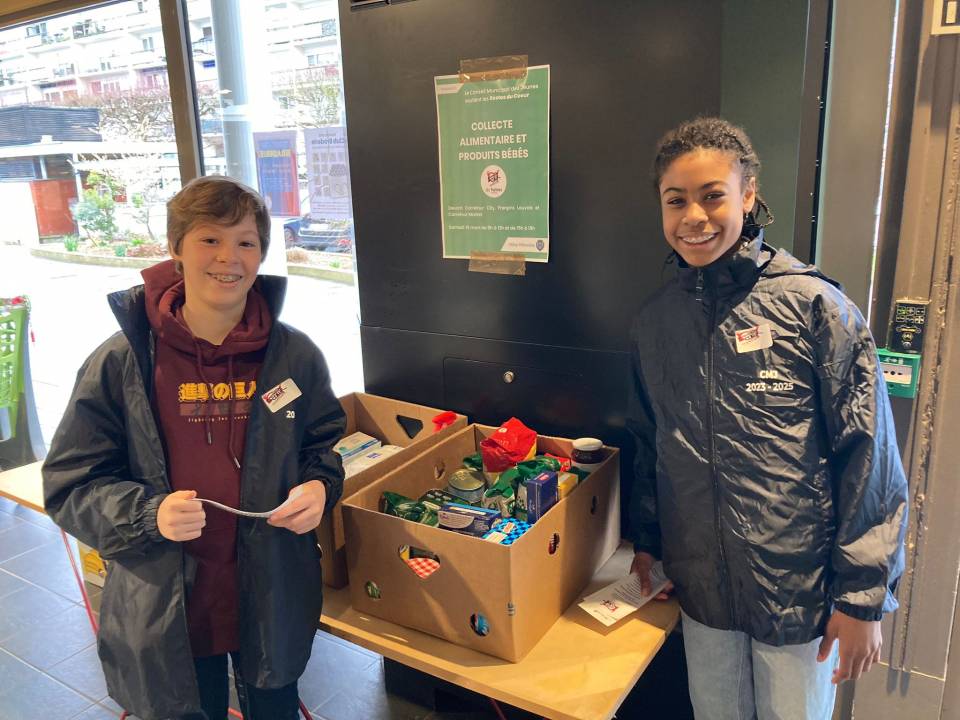 Le CMJ organise une collecte pour les Restos du coeur ! 