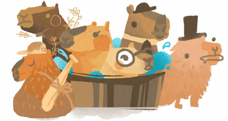 Session de jeu de rôle : capybara capers 