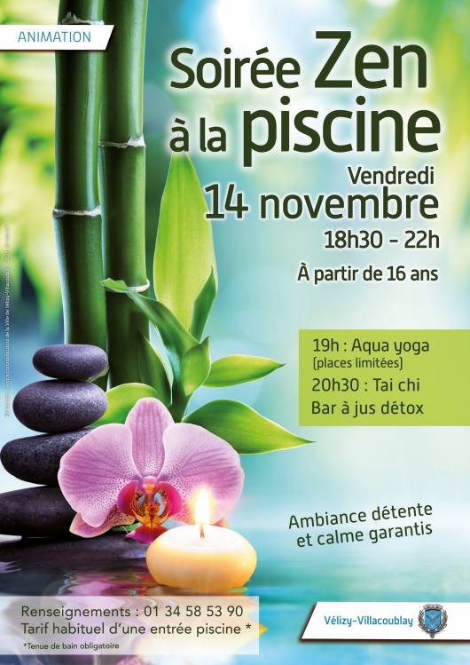 Soirée Zen à la piscine Soirée Zen à la piscine