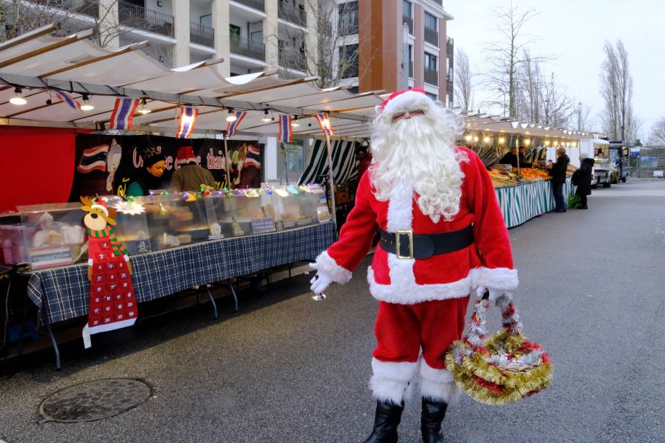 Animation de Noël sur les marchés 