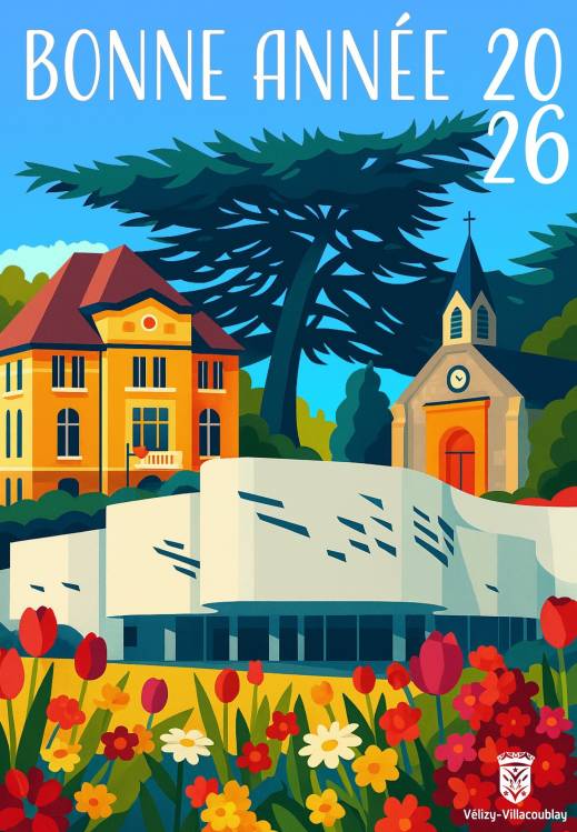 La Ville de Vélizy-Villcoublay vous souhaite une bonne année 2026 ! 