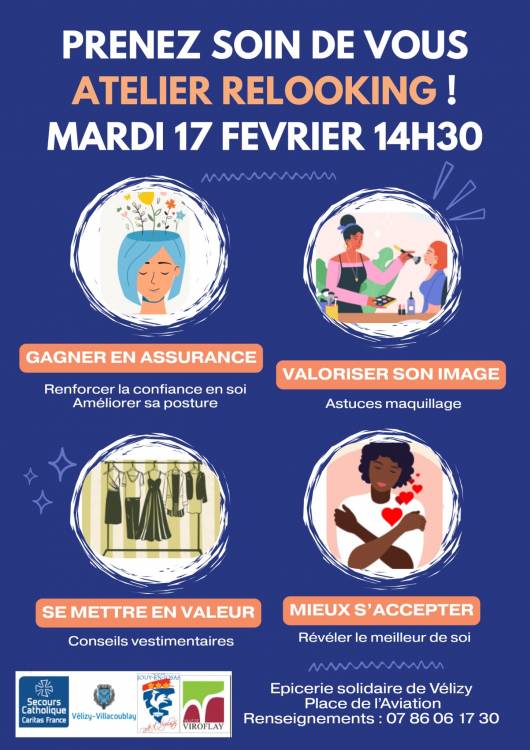 Café rencontre de l'épicerie solidaire - atelier relooking