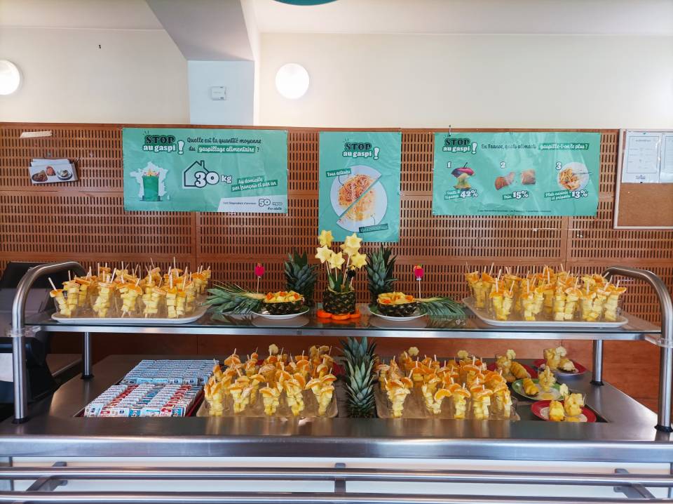 Opération anti-gaspi dans les écoles