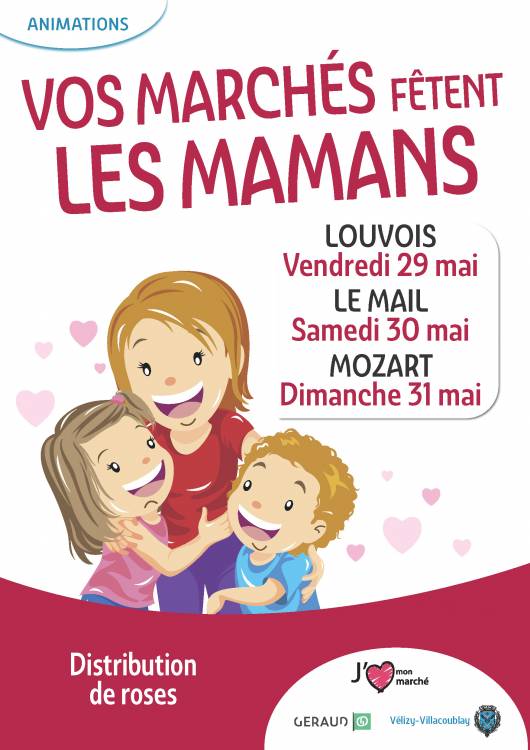 Animation Fête des Mères sur les marchés
