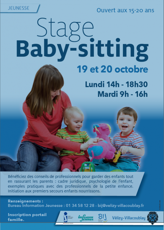 Stage de Babysitting organisé les 19 et 20 octobre 