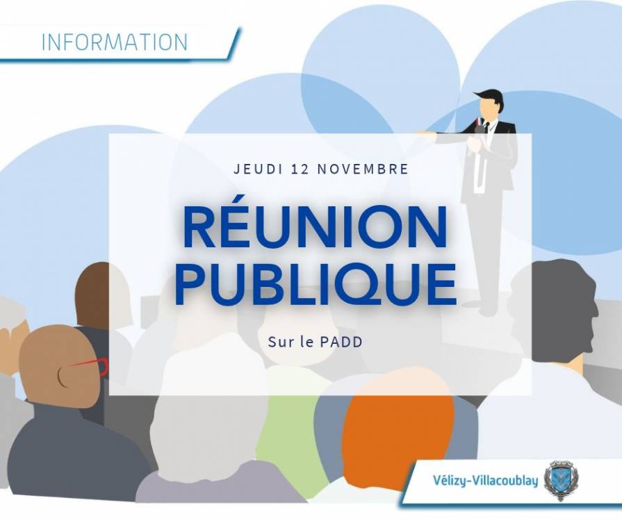 Réunion publique Projet d'Aménagement et de Développement Durable